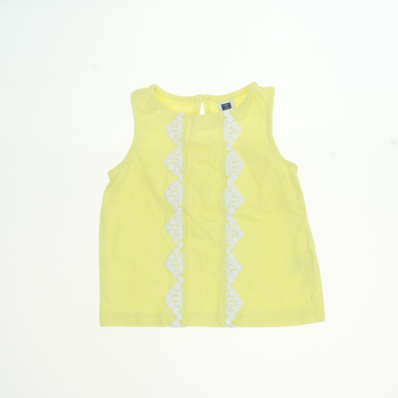 Janie and Jack Girls Yellow Tank Top size: 18-24 Months - Picture 2 of 2